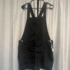 BRAND NEW Universal Thread Black Overall Dress LARGE